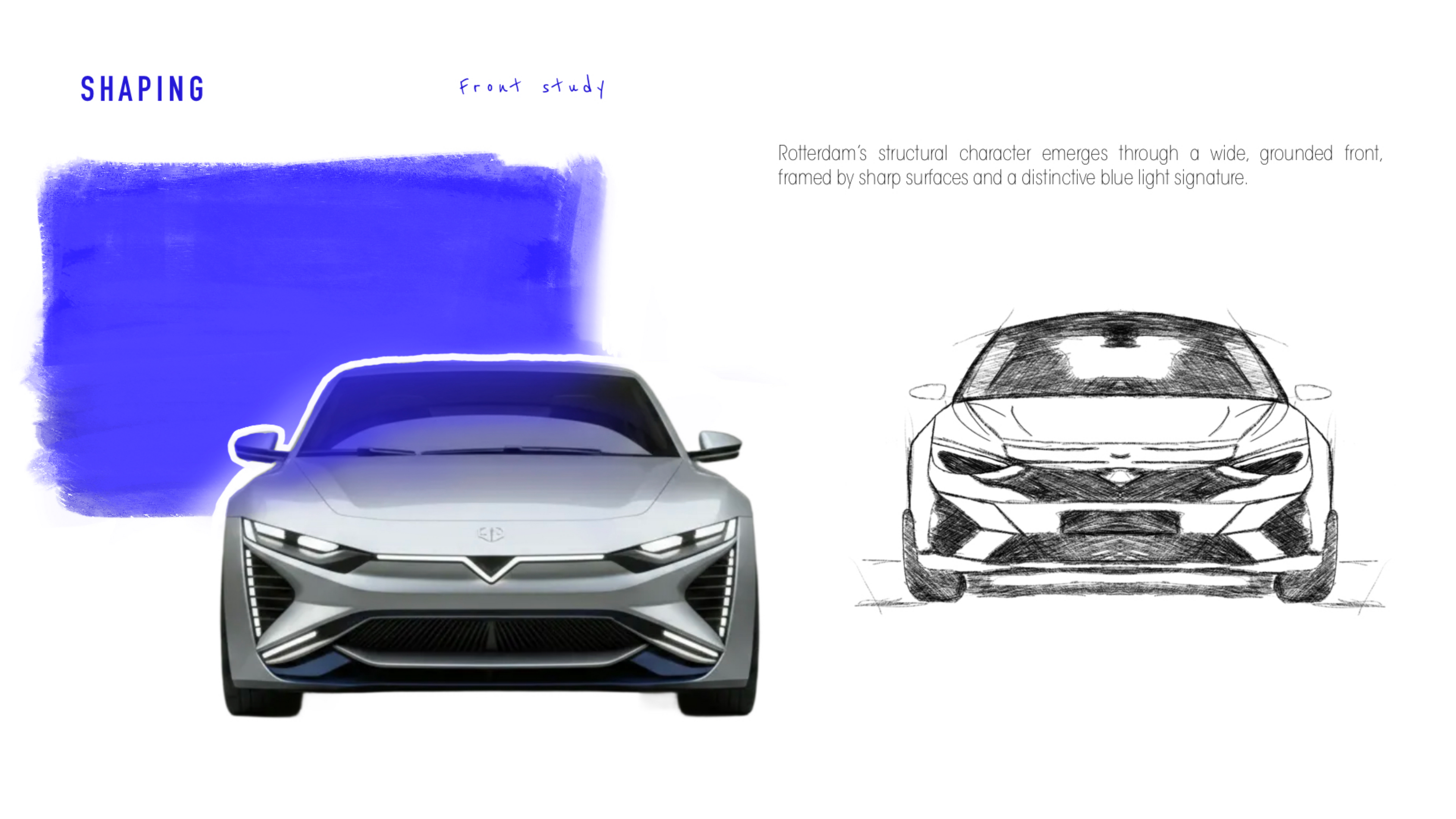 Shaping — front study