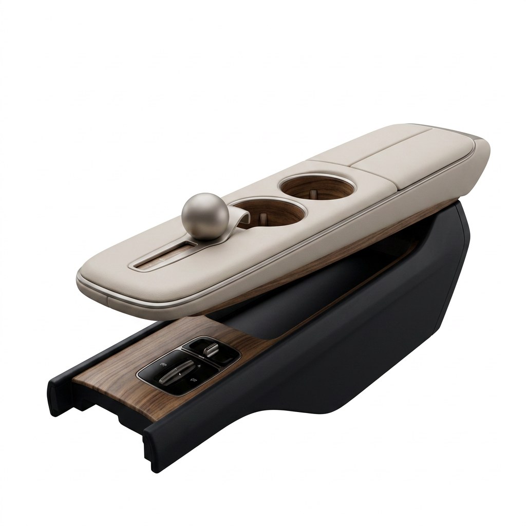 Center console detail