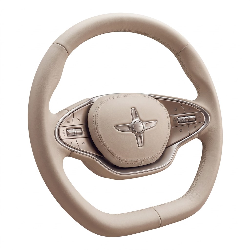Steering wheel — assembled